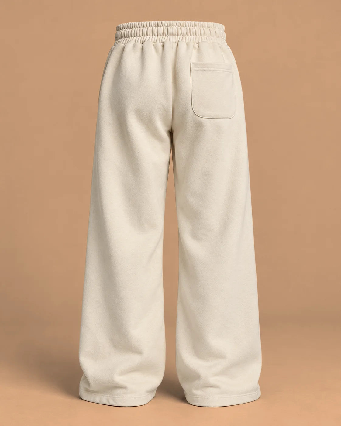 Cream DREAM set: joggers, back