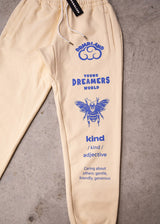 Bee Kind Comfort Jogger (Cream)