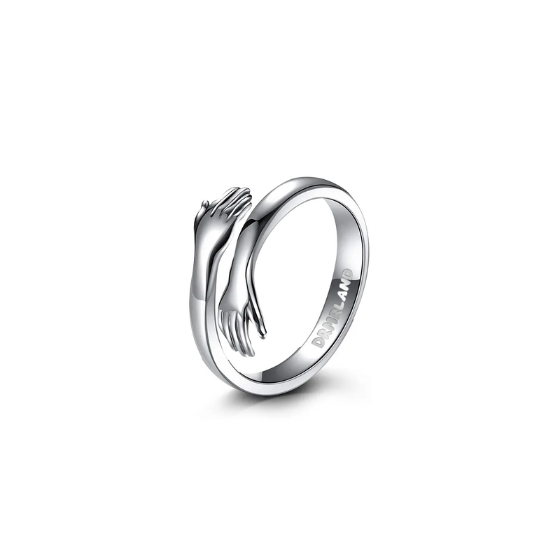 Silver Hug Ring (Resizable)