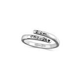 I Am Enough Ring (Resizable)