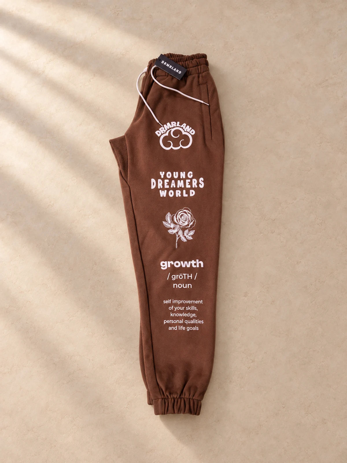 Growth jogger, brown, product view