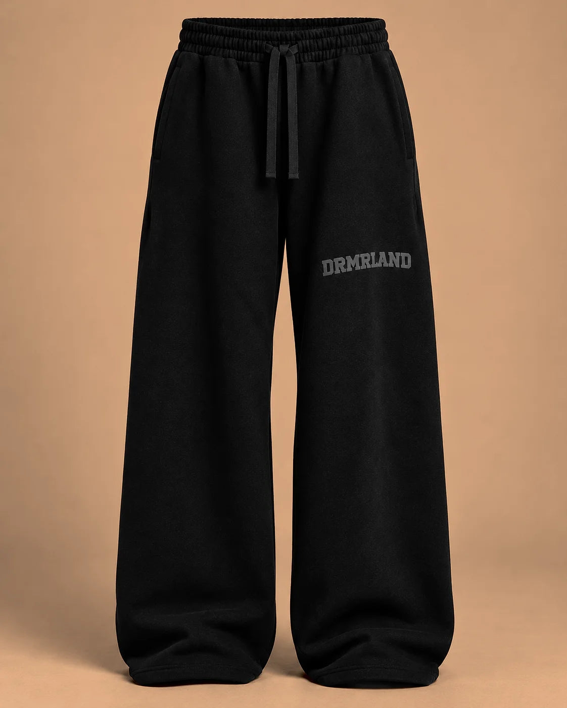 Black DREAM set: joggers, front