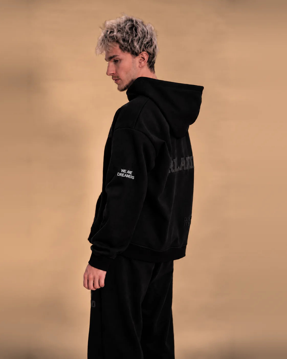 Black DREAM set: hoodie set photo 11